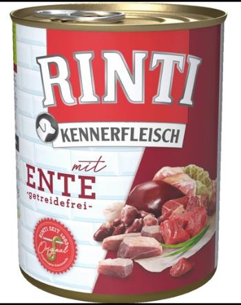 RINTI Kennerfleisch Duck hrana umeda pentru caini, cu rata 400 gr