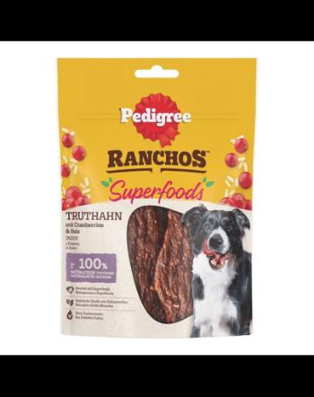 Recompense caini PEDIGREE Ranchos Superfoods 7 x 70 g curcan, merisor si orez