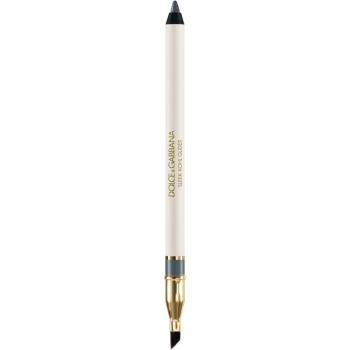 Dolce&Gabbana Sleek Kohl Glider eyeliner khol cu pensula culoare 06 Metallic Steel - Blue Toned Metallic Silver Grey 1.2 g