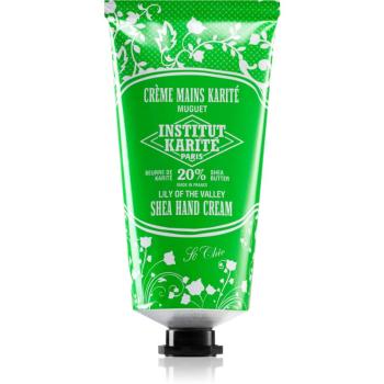 Institut Karité Paris Lily Of The Valley So Chic crema hranitoare de maini cu unt de shea tube + box 75 ml