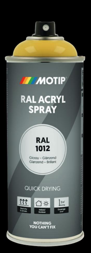 MOTIP INDUSTRIAL - Akrylová farba v spreji 400 ml ral 9007 - šedý hliník