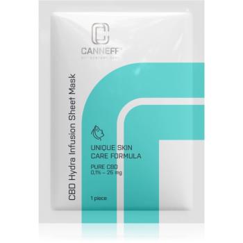 Canneff Balance CBD Hydra Infusion Sheet Mask mască textilă hidratantă 1 buc