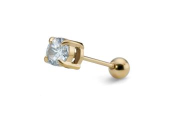 Oliver Weber Cercei fin single placat cu aur Diana 23075G