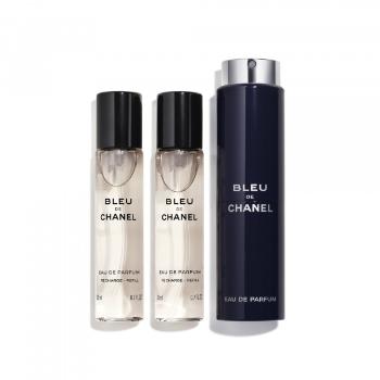 CHANEL Bleu de chanel OPAKOVANĚ PLNITELNÝ FLAKÓN TWIST AND SPRAY  - EAU DE PARFUM - 3X20ML 3x 20 ml