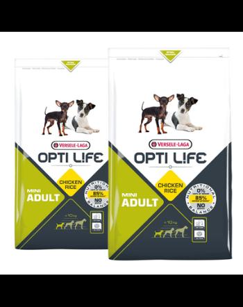 VERSELE-LAGA Opti Life Adult Mini hrana uscata caini adulti de talie mica 15 kg (2 x 7,5 kg)