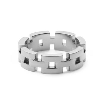 Daniel Wellington Inel rafinat din oțel 3-Link DW0040102 60 mm
