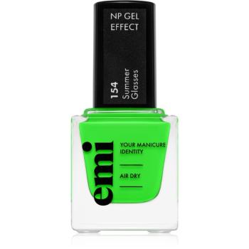 emi E.MiLac Gel Effect Ultra Strong lac de unghii cu efect de gel fără utilizarea lămpii UV/LED culoare Summer Glasses #154 9 ml