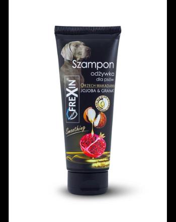 FREXIN Sampon pentru caini 2in1 cu balsam, jojoba si rodie 220 g