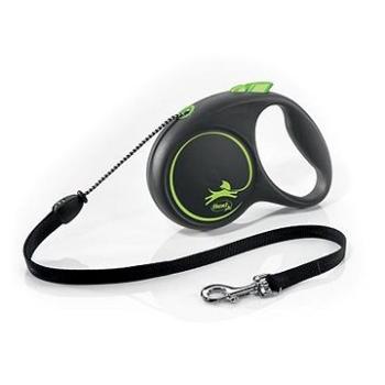 Flexi Black Design remienok zelený M 5 m do 20 kg (4000498033425)