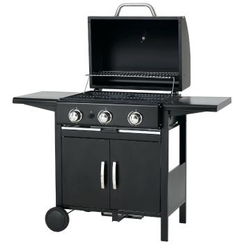 Tepro 3152 Grătar pe gaz Mayfield 3, 3 arzătoare,127 x 58 x 103 cm