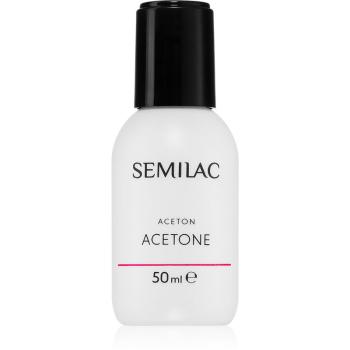 Semilac Liquids acetonă pentru a îndepărta gelul de pe unghii 50 ml