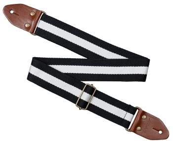 Cascha CGS-CD4 Guitar Strap Cotton Black & White