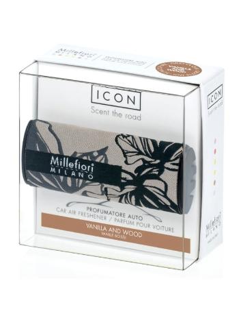 Millefiori Milano Parfum pentru mașină Icon Textil Florale Vanilie și Lemn 47 g