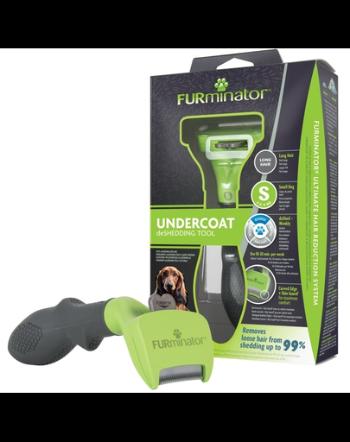 FURMINATOR Undercoat DeShedding, perie pentru caini de talie mica cu parul lung