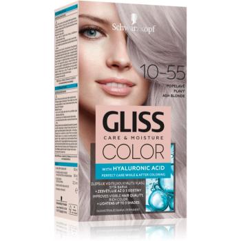 Schwarzkopf Gliss Color Culoare permanenta pentru par culoare 10-55 Ash Blond 2x60 ml