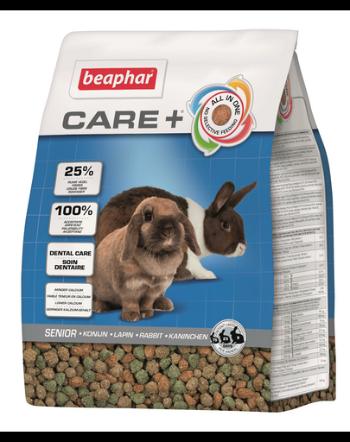 BEAPHAR Care+ Rabbit Senior hrana iepuri seniori 1,5 kg