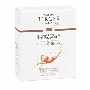 Maison Berger Paris Reîncărcare de schimb pentru difuzor auto Sclipici intens Exqusite Sparkle(Car Diffuser Recharge/Refill) 2 buc
