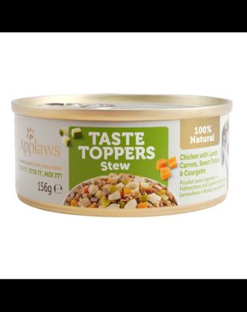 APPLAWS Taste Troppers hrana umeda caine, tocana cu pui, miel si morcovi  156 g