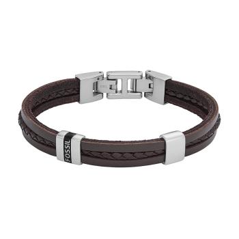 Fossil Brățară elegantă din piele pentru bărbați Vintage Casual JF04133040