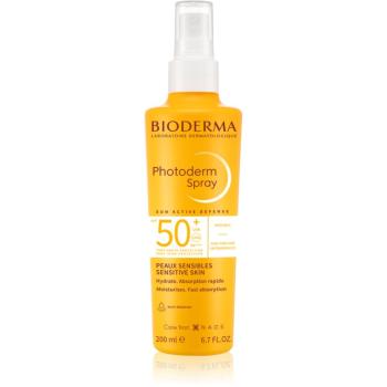 Bioderma Photoderm Sprej SPF 50+ spay-lotiune de protectie solara SPF 50+ 200 ml