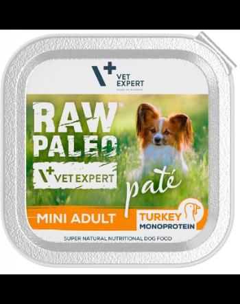 VETEXPERT Raw Paleo Pate Adult Mini pate monoproteic caini 150 g curcan