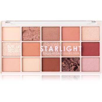 MUA Makeup Academy Professional 15 Shade Palette paletă cu farduri de ochi culoare Starlight 12 g