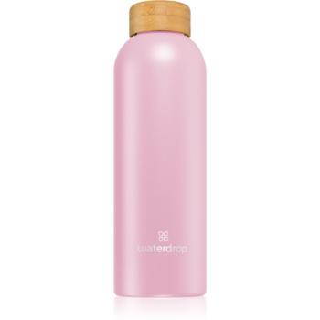 Waterdrop Thermo Steel sticlă inoxidabilă pentru apă culoare Pastel Pink Matt 600 ml