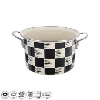 Orion Vas emailat Tablă de șah Lem , 3 l, diametru20 cm