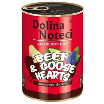 Dolina Noteci Superfood hovädzie a husacie srdce 400 g (5902921303640)