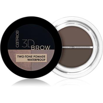 Catrice 3D Brow Two-Tone pomadă pentru sprâncene 2 in 1 culoare 020 Medium to Dark 5 g