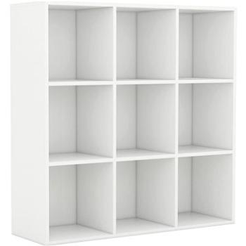 Shumee biela 98 × 30 × 98 cm drevotrieska, 801125
