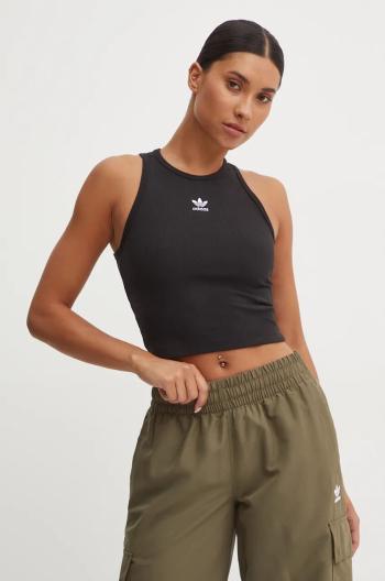Top adidas Originals Essential dámsky, čierna farba, IW5736
