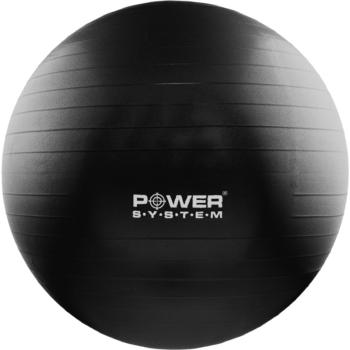 Power System Pro Gymball minge pentru gimnastică medicală culoare Black 65 cm