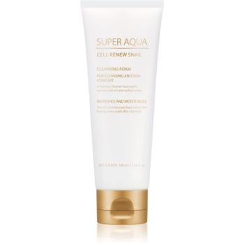 Missha Super Aqua Cell Renew Snail spuma de curatat extract de melc 100 ml