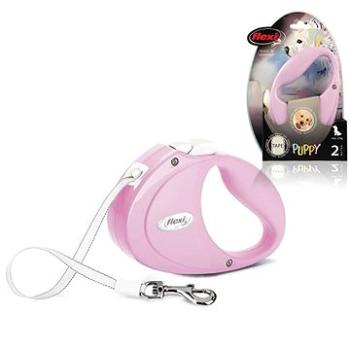 Flexi Puppy páska bledoružová 2 m do 12 kg (4000498044506)