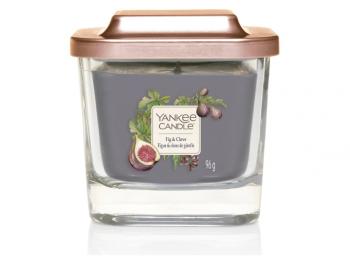 Yankee Candle Lumânare aromatică mică pătrată Fig & Clove 96 g