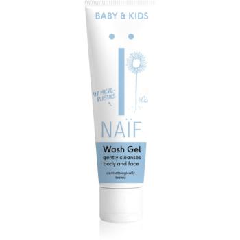 Naif Baby & Kids Wash Gel gel pentru spălarea și curățarea copiilor și a bebelușilor corp si fata 30 ml