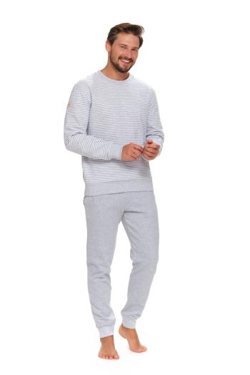 Pijama pentru bărbați 5248 light grey plus