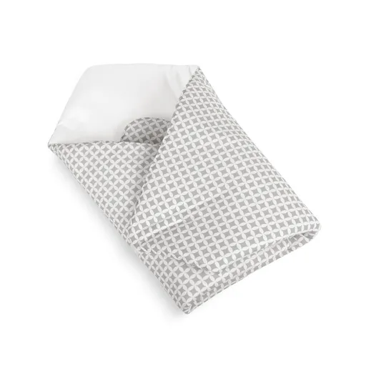 Pernuță înfășat copii Bellatex Cosmos pătrate gri,75 x 75 cm