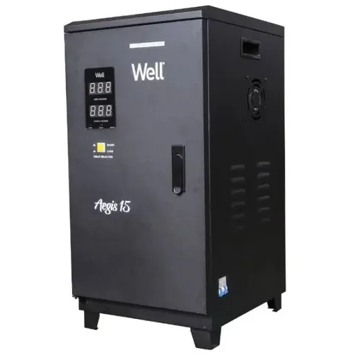 Stabilizator automat de tensiune monofazic cu servomotor Aegis 15KVA/12KW Well AVR-SRV-AEGIS15KVA-WL