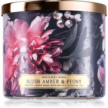 Bath & Body Works Blush Amber Peony lumânare parfumată 411 g