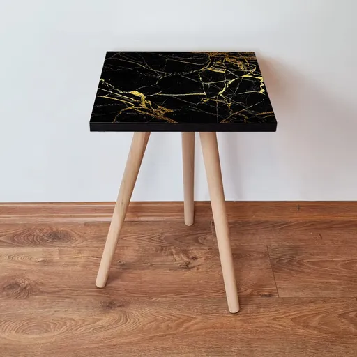 Masuta, Hanah Home, Shp184, 35x42x35 cm, Negru