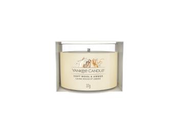 Yankee Candle Lumânare votiva în vas de sticlă Soft Wool & Amber 37 g