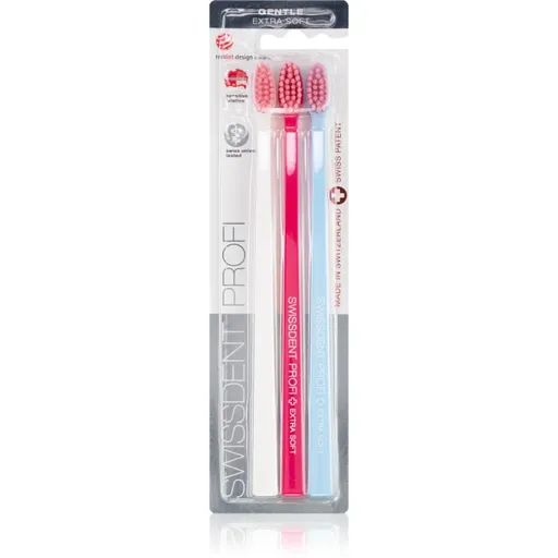 Swissdent Profi Gentle Perii de dinți soft 3 buc