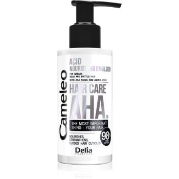 Delia Cosmetics Cameleo AHA emulsie hranitoare pentru par slab 150 ml