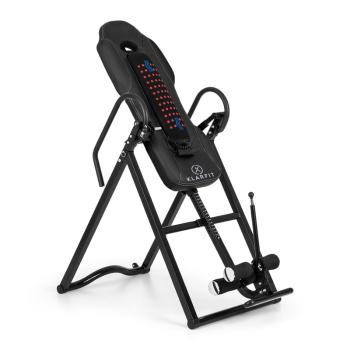 KLARFIT EASE DELUX, bancă de antrenament, bancă gravitațională de antrenament, până la 136 kg, 1,54-1,98 m, neagră