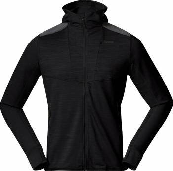 Bergans Rabot Active Mid Hood Jacket Men Black M Pulóver