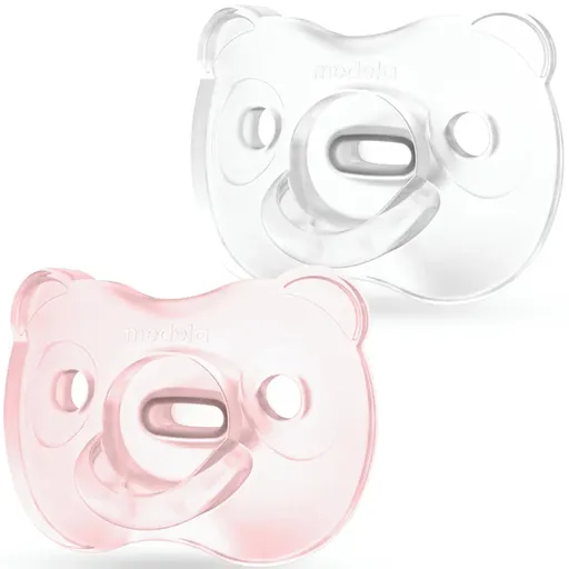Medela Soft Silicone Soother Girl 0-6m suzetă 0-6m 2 buc