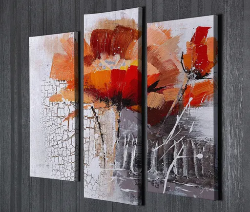 Tablou decorativ, UC042, 45 x 20 cm, Multicolor