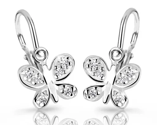Cutie Jewellery Cercei pentru copii C2748-10-X-2 alb